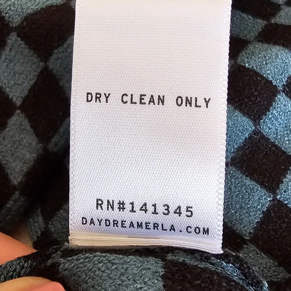 NWT- DayDreamer Women's Teal Check Fitted Pull Over Sweater - Picture 9 of 9